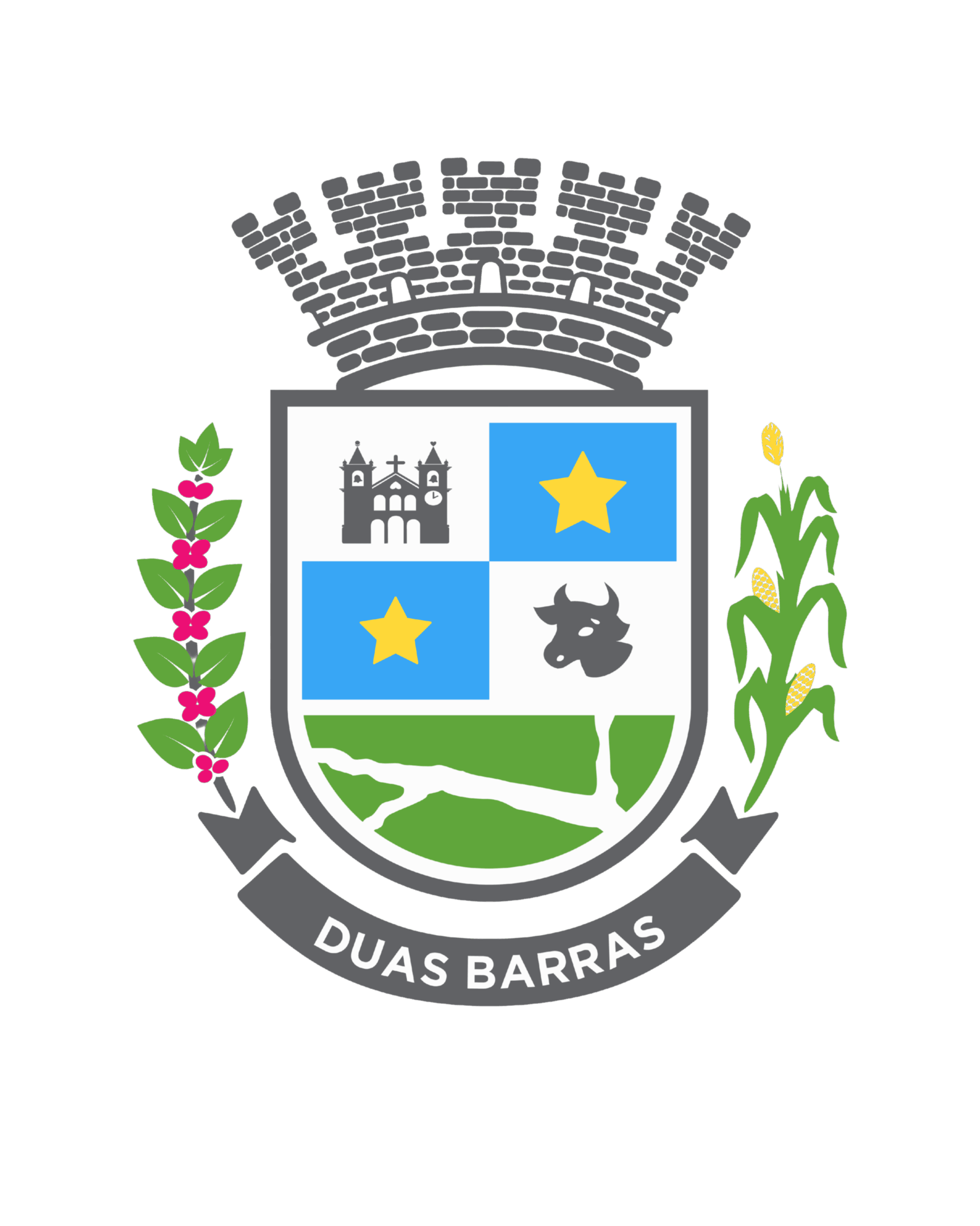 Brasão da Prefeitura de Duas Barras